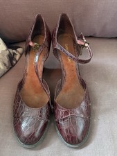 Vintage 80 s Wedge Shoes Size 8.5