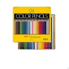 New Tombow Colored Pencils 24 Colors Long-Lasting Vibrancy NQ CB-NQ24C