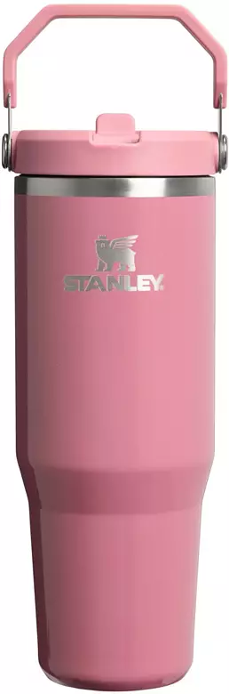 Stanley Pink Port Shimmer 30 oz Stainless Steel IceFlow Flip Straw