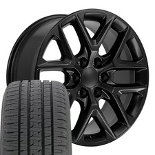 Cv62 20x9 Black Wheels 27555r20 As Tires Set Fits Silverado Tahoe Cv62 20x9 Black Wheels 27555r20 As Tires Set Fits Silverado Tahoe