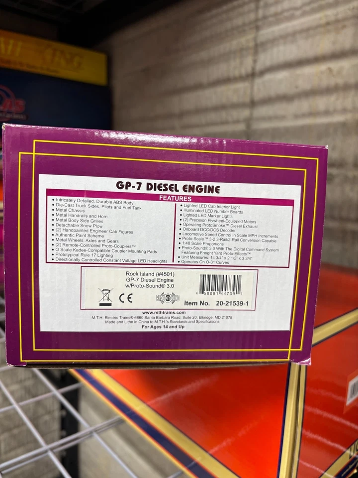 MTH Rock Island GP7 20-21539-1 - Image 3 of 4