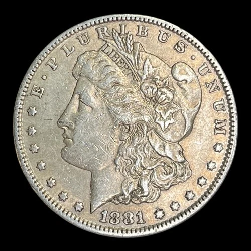 1881-O Morgan Silver Dollar, AU