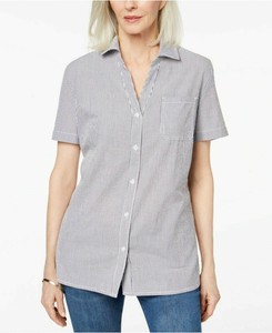 macys karen scott short sleeve tops