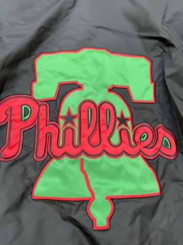 NEW Starter X TY Mopkins Philadelphia Phillies Black History Month Jacket Size L - Picture 6 of 8