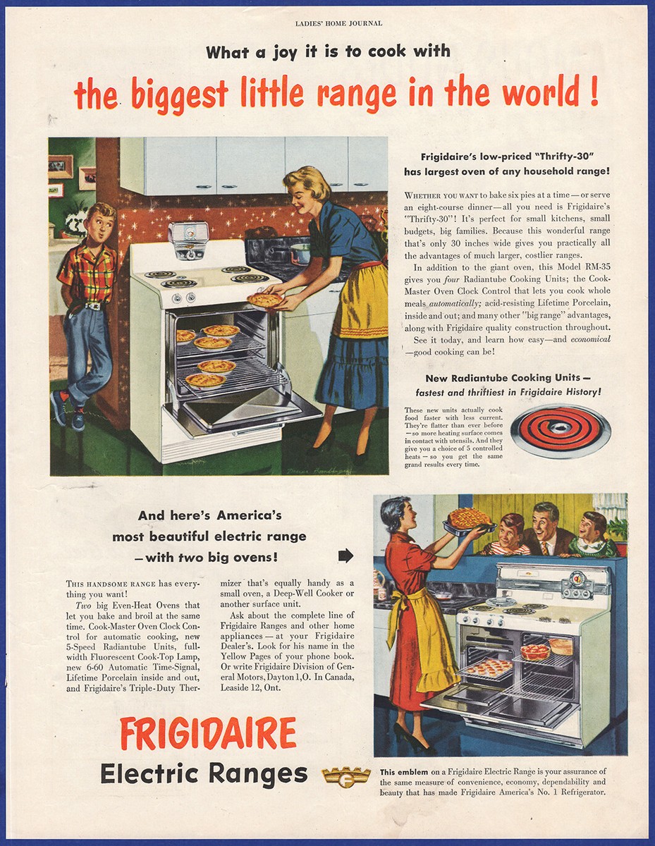Vintage 1951 FRIGIDAIRE Automatic Washer Appliance Ephemera 50&rsquo;s 
