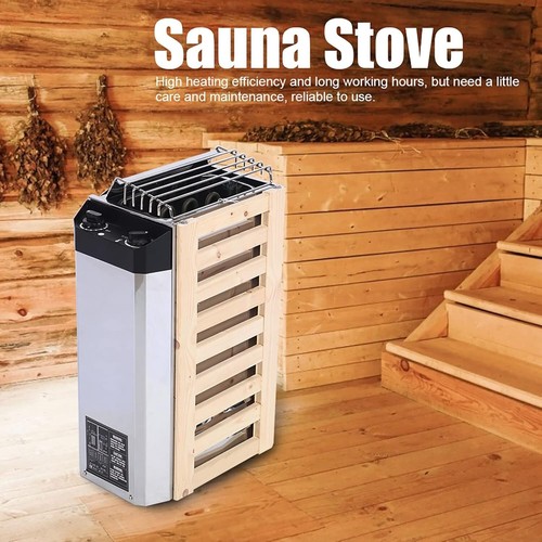Sorandy Sauna Heater, 3KW Stainless Steel Stove with Timer for Home, Spa - Picture 2 of 9