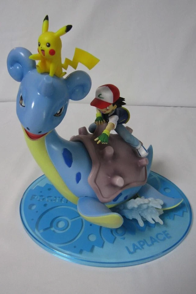 Ash Ketchum Satoshi Pikachu Lapras G.E.M. Boneco Pokemon série excelente - Imagem 2 de 4
