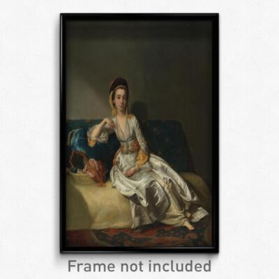 George Willison - Nancy Parsons in Turkish dress Print 11x17 Art Poster