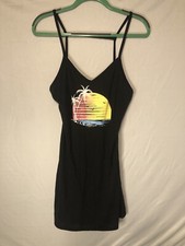 Miken Swim Tank Top Size Small Black