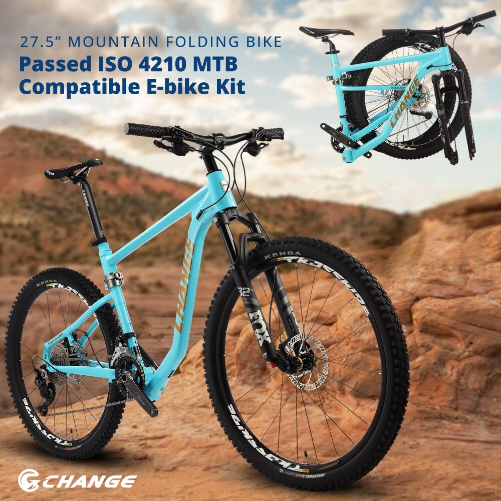 Folding Bike Mountain Bicycle FOX fork Shimano Deore 20S DF