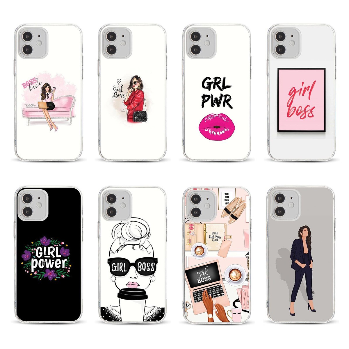 CASE FOR IPHONE 15 14 13 12 SE SHOCKPROOF PHONE COVER BOSS GIRL POWER  MOTIVATION | eBay