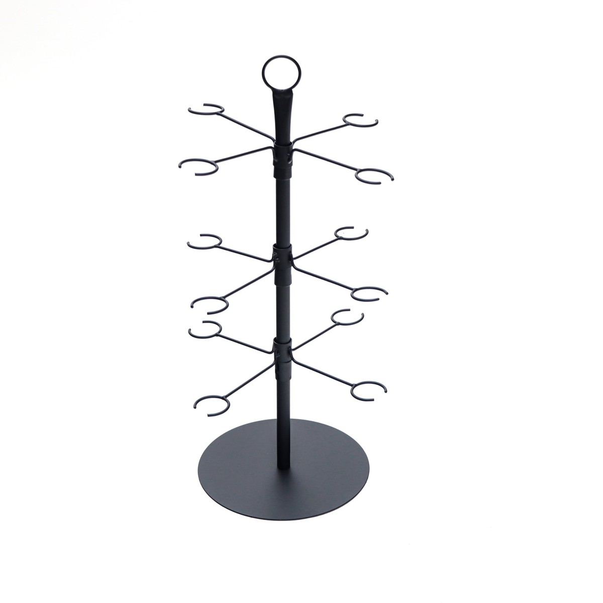 Trademark Innovations Getränkeständer – 3-stöckiger Cocktailbaum Für 12 Gläser, 63,5 Cm Hoch, Aus Eisen