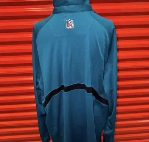 Nfl Jacksonville Jaguars Long Sleeve Teal Reebok Polo Shirt XXL - Picture 2 of 4
