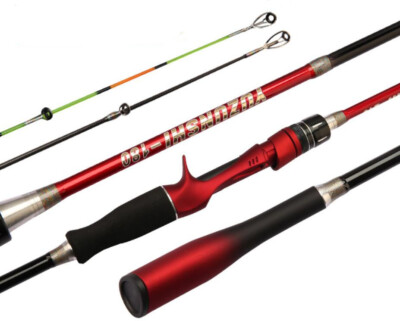 15 lb fishing pole Portable Rods Spinning Fishing Rod 1.8m Casting Rods 6- 15LB Lure Weight Ultralight Reservoir Pond River Fishing Poles Line Weight 3-21g Telescopic Fishing ( Color : Spinning Rod , Size Designed to pair with a wide range of spinning reels Fishing Rods 1.8M Carbon Fiber