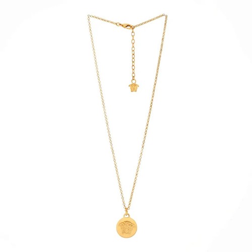 Versace Gold Necklace Medusa Pendant Unisex  - Picture 1 of 8