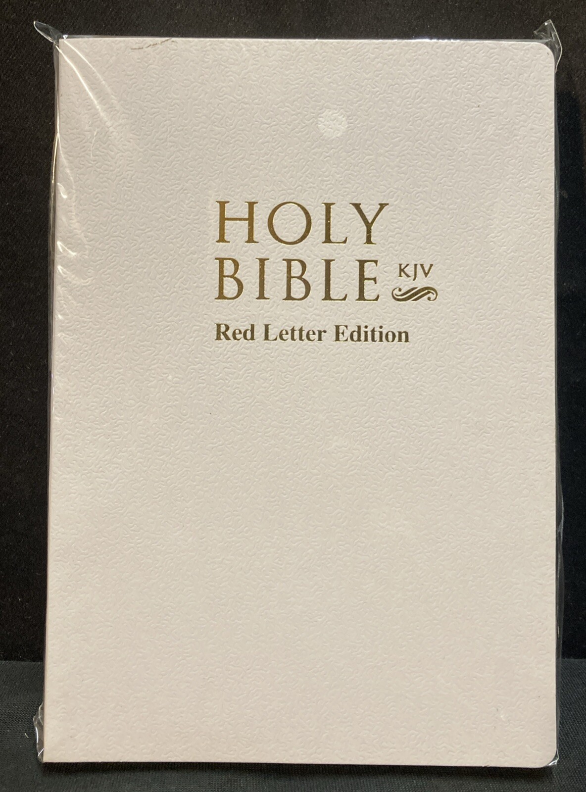 Holy Bible New Testament KJV White Leatherette Gift Edition