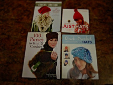 Four Crochet  Knit Pattern Books