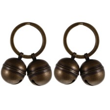 2 Sets Pet Collar Bells Loud Dog Collar Bells Collar Charms Cat Copper Bells