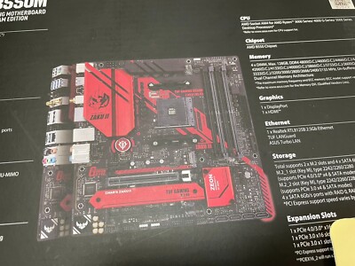 ASUS Tek AMD TUF GAMING B550M-ZAKU (WI-FI) Char's Zaku II Edition