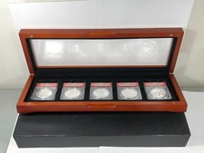 2013 5pc American Silver Eagle Set. Anacs Pr/ms70. Fr. With Ogp. 5oz Asw.