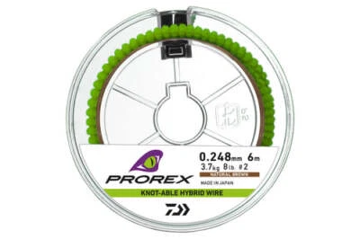 Daiwa Prorex Hybrid Knotable Wire Vorfachmaterial | Knotbar Stahlvorfach