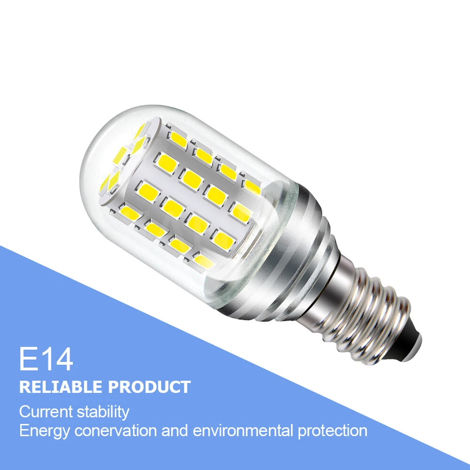 E14 LED 3014 45 Cabinet Light - Dimmable Armadio/Armadio Lampadina 10-30V Bianco - Immagine 2 di 4