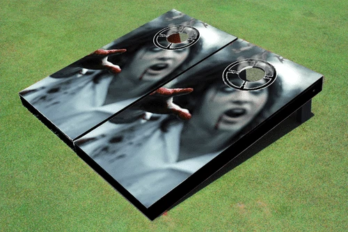 Zombie Custom Cornhole Board