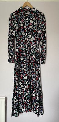 m and s midi floral print jersey dress Uk 14 | eBay UK