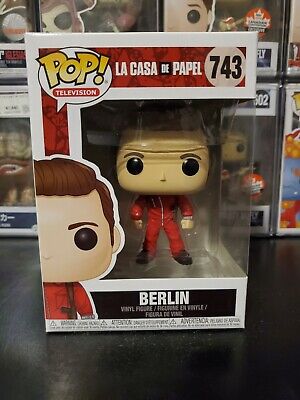 Funko Pop! Television La Casa De Papel Berlin #743 Vinyl Figure WITH PROTECTOR! | eBay