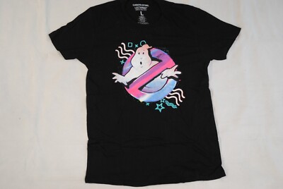 GHOSTBUSTERS LOGO T-SHIRT NEU OFFIZIELL BEUTEKISTE BEUTEKLEIDUNG FILM FILM SEKUNDEN