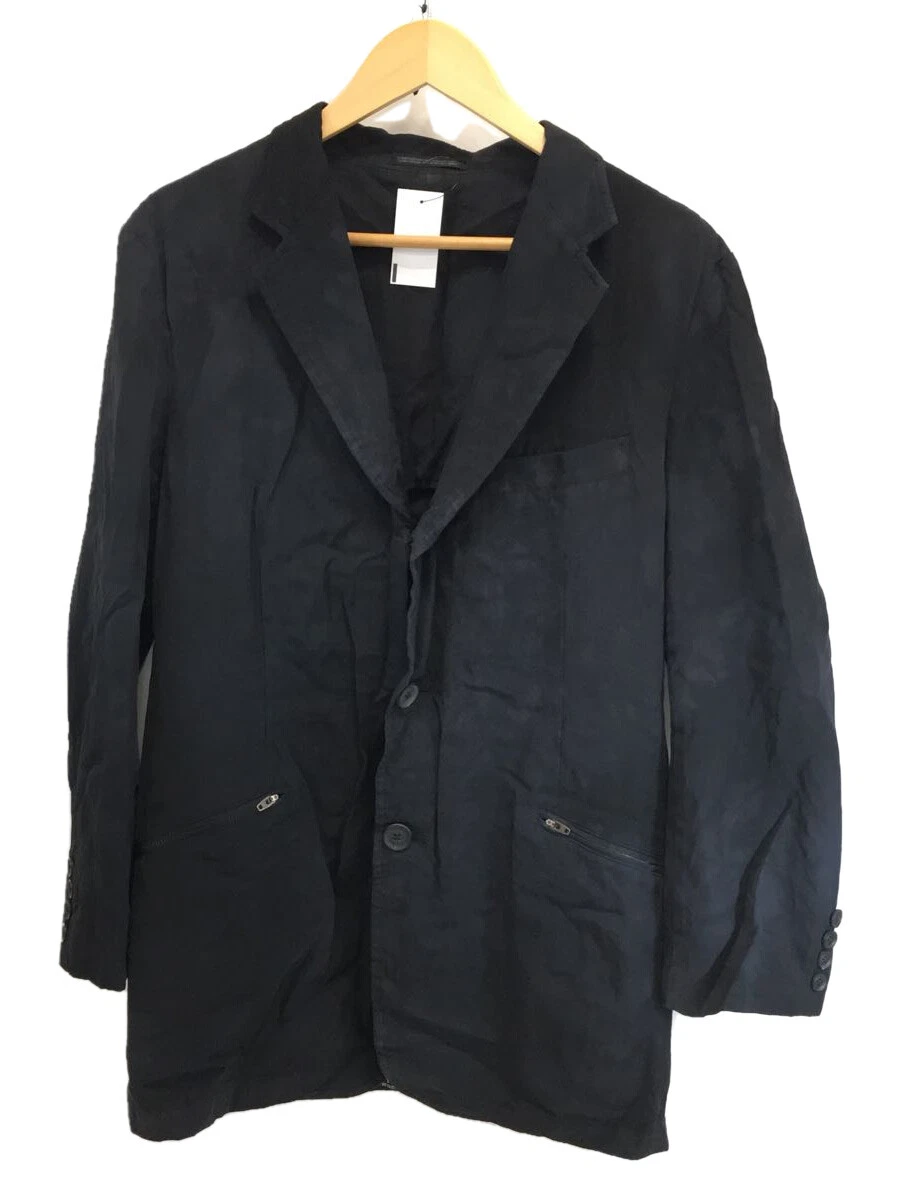 Used Yohji Yamamoto Pour Homme Jacket/1/Wool/Black/Black/Plain/Hr