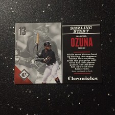 Marcell Ozuna 2017 Chronicles Baseball #90 MLB Miami Marlins