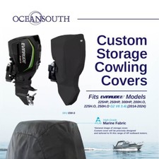 Oceansouth Outboad Motor Engine Full Cover for Evinrude G2 V6 3.4L  20
