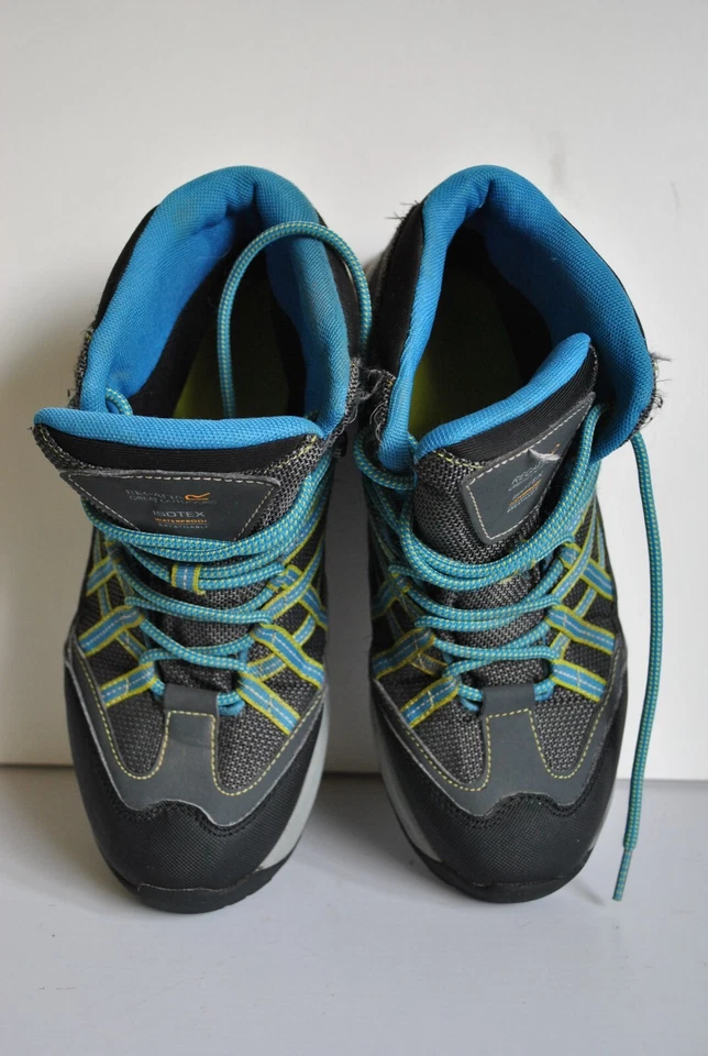 Grey waterproof women SAMARIS ankle walking hiking boots size 4 (37) Regatta - Image 4 of 4