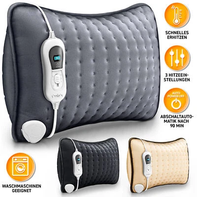 SINNLEIN Heizkissen elektrisch Wärmekissen mit Füllung Heizdecke Rücken Schulter Nacken