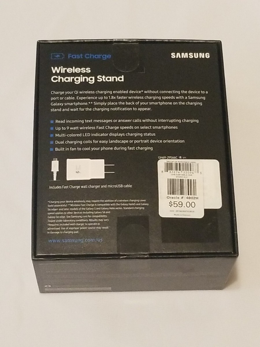 〜eacc〜 Samsung Wireless Charging Stand (2017 Edition) QI Certified