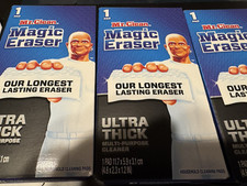 4 Mr. Clean Magic Eraser Ultra Thick Multi purpose cleaner new