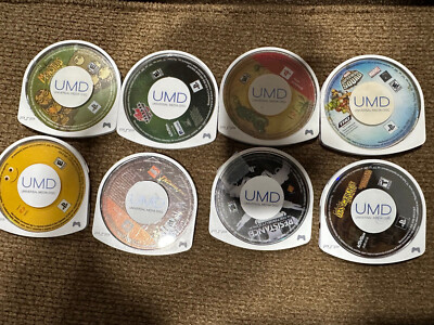 Psp Game Lot 8 Games  see pics and details