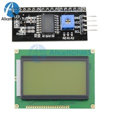 5V 12864 128x64 1602 LCD Yellow green LCD Display IIC/I2C/SPI Serial for Arduino