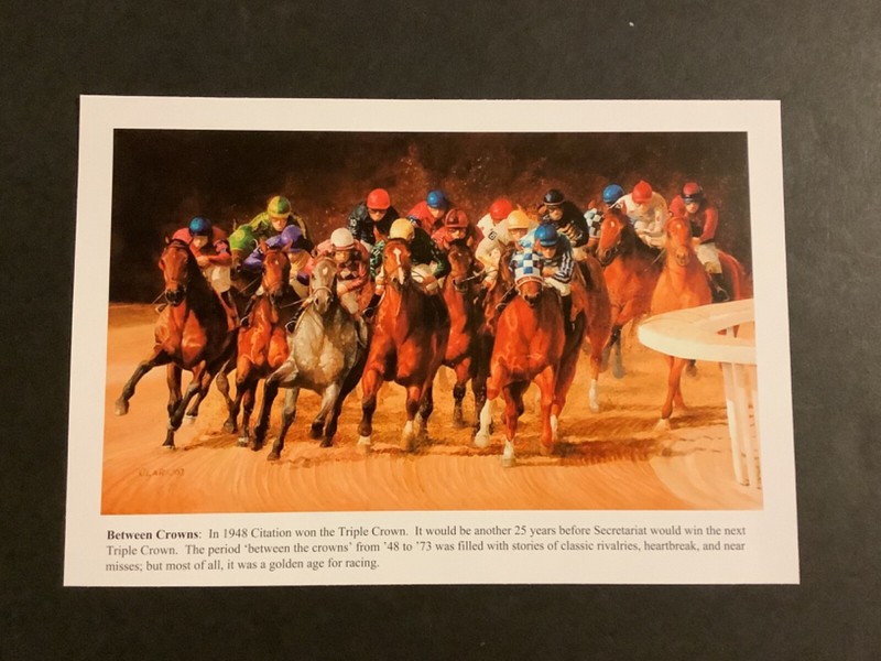 SECRETARIAT  Illustration Horse Racing  CITATION BOLD RULER KELSO DR FAGER