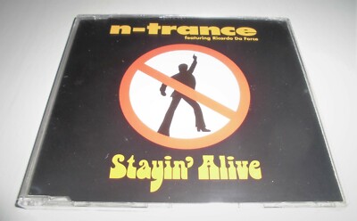 CD MAXI N-TRANCE STAYIN' ALIVE (BEE GEES) RICARDO DA FORCE ORIGINAL 1995 NEU 