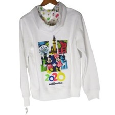 Disney 2020 Mickey Mouse & Friends Zip-Up Hoodie sz M nwt