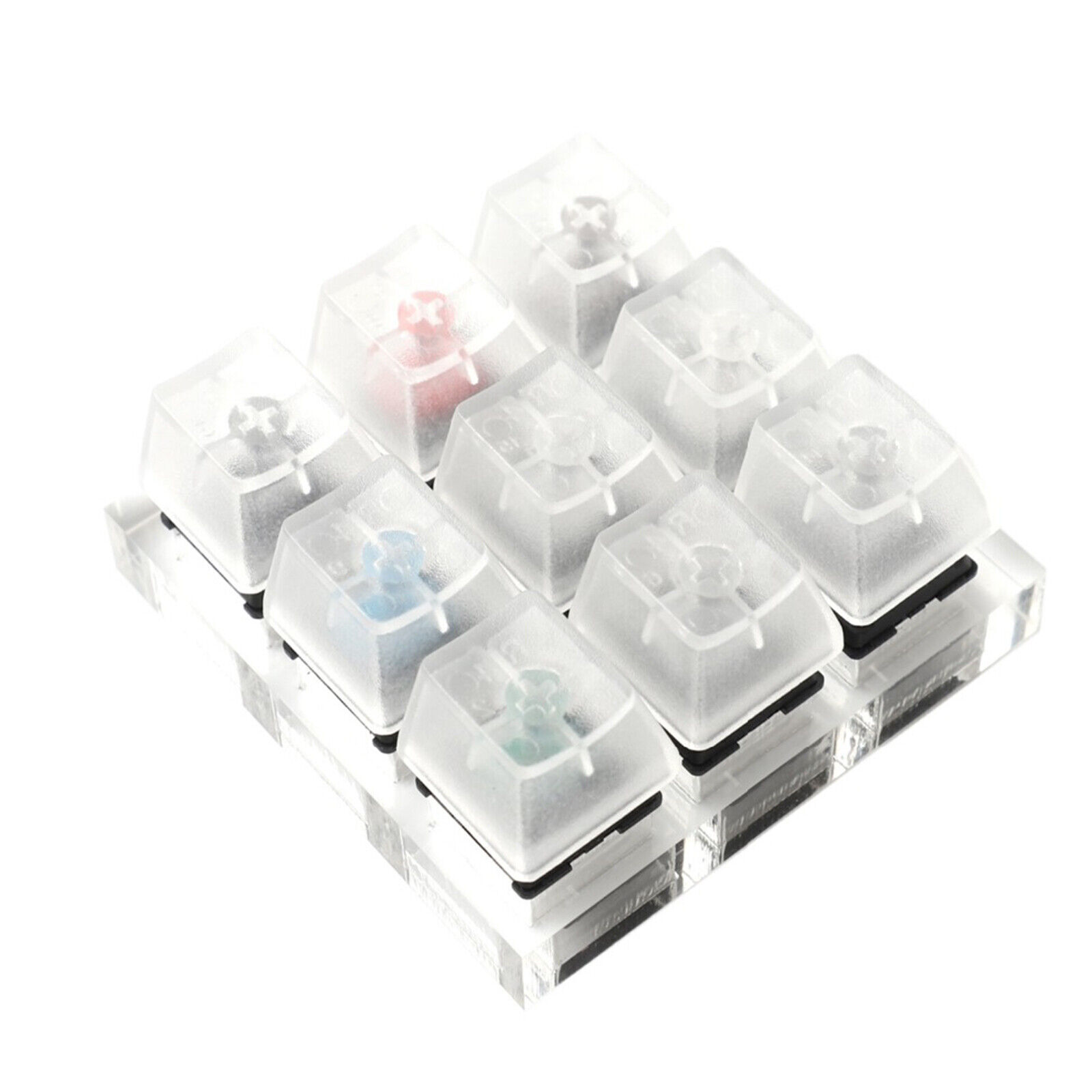 Mechanical Keyboard 9 Tester Sampler Keycap Compatible with Cherry MX Kailh Switches and Replacement Parts-image