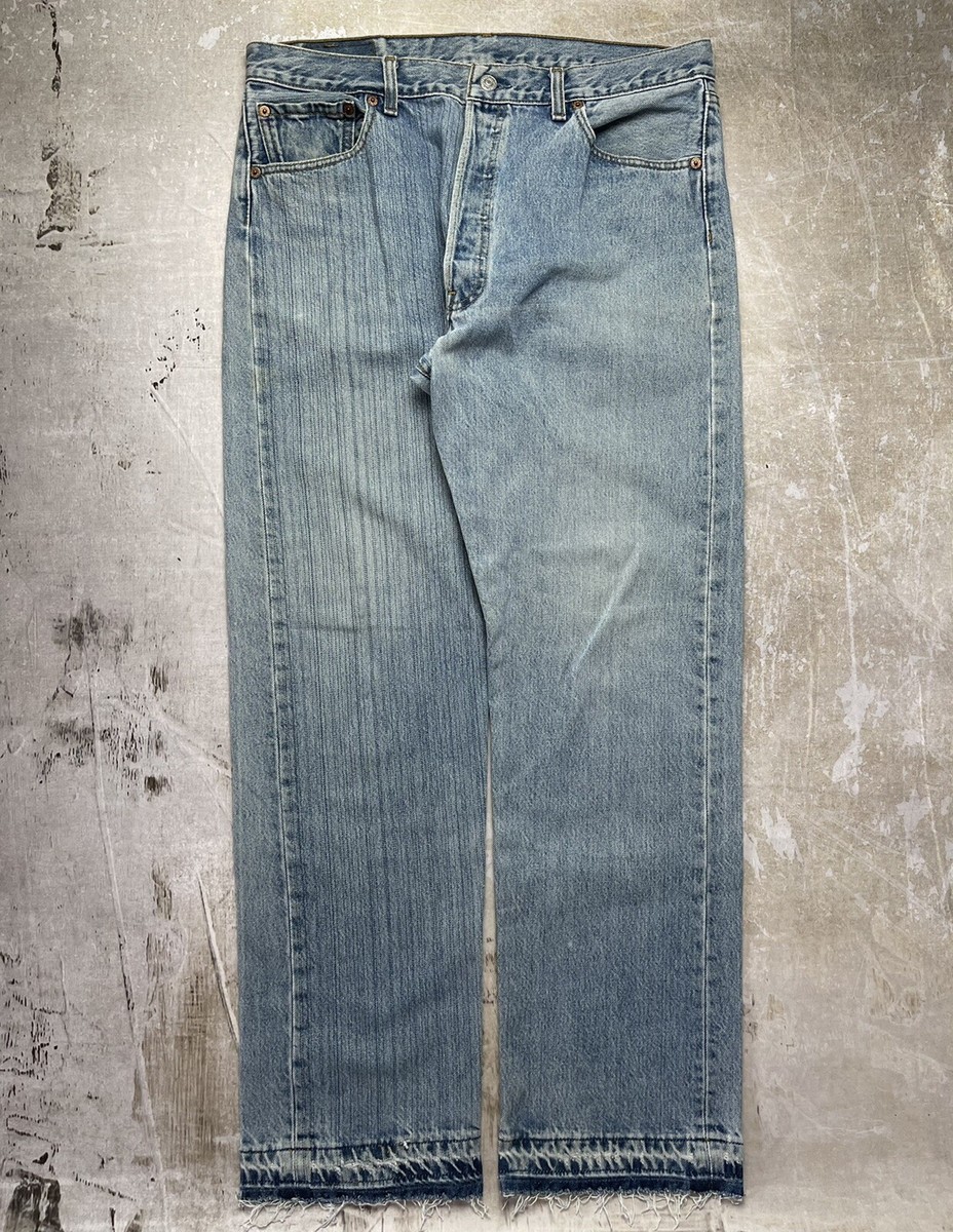 Vintage 90s Levis 501-0193 Light Wash 36x31 Tagged 36x30 Released