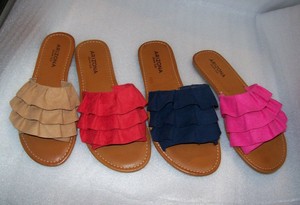 ruffle flat sandals