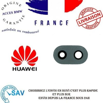 Lentille De Caméra Arrière + Adhésif De Remplacement Pour Huawei Mate 9 Lite - Neuf