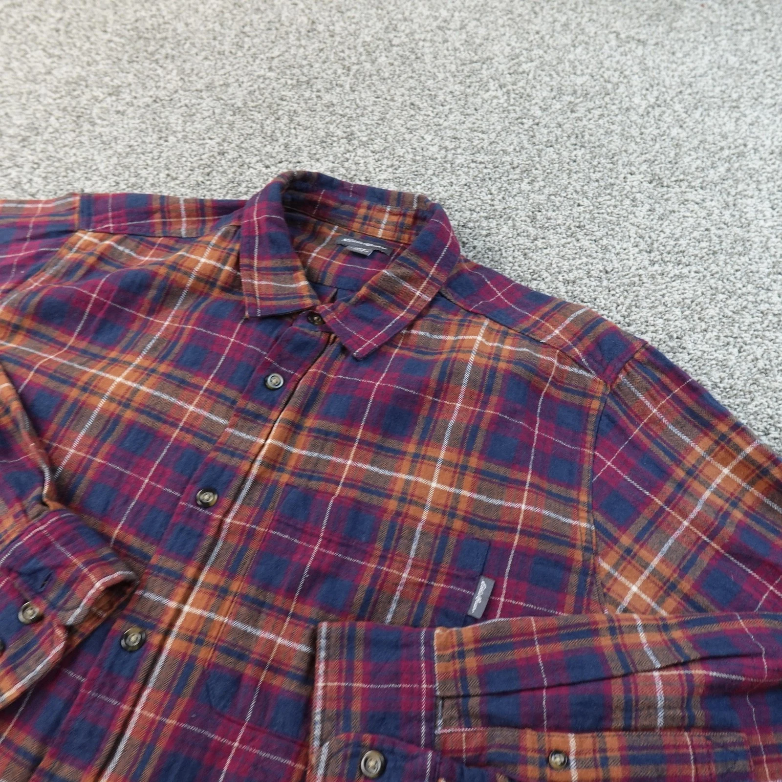 Eddie Bauer Shirt Mens XL Red Blue Plaid Flannel Button Up Long Sleeve Outdoor
Opens in a new window