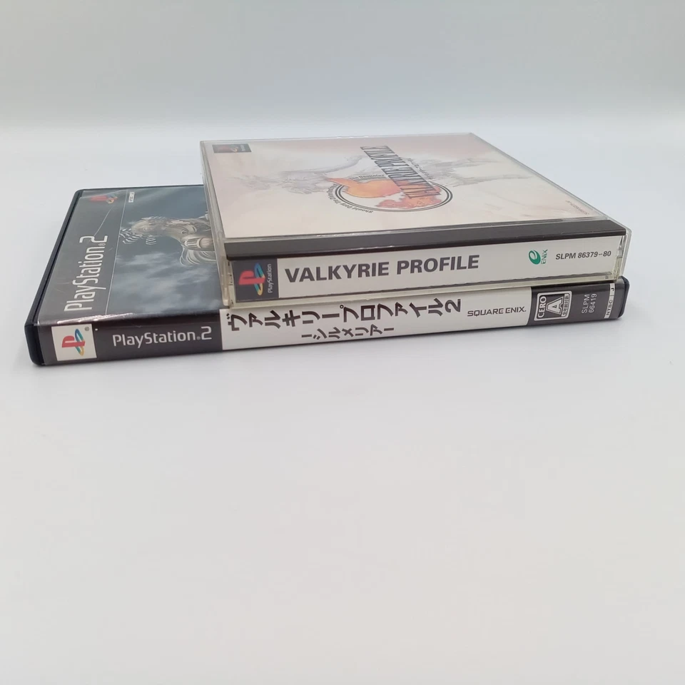 Valkyrie Profile 1 2 PS1 PS2 PlayStation 1 2 Authentic Japanese CIB Complete - Image 3 of 4