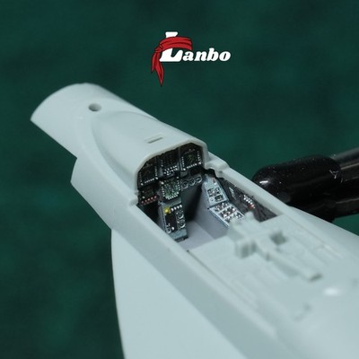 Lanbo Model 72128 1/72 F/A-18E SUPER HORNET 3D Printed Cockpit FOR ACADEMY