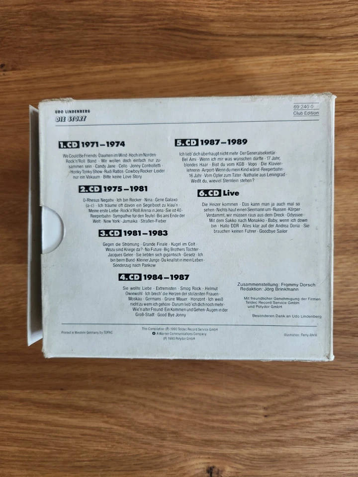Udo Lindenberg / 6 CD´s / Die Story / Zustand g++ - Bild 2 von 4